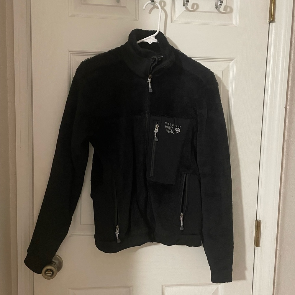 Mountain Hardwear Mens Small Black Monkey Man Fleece Jacket